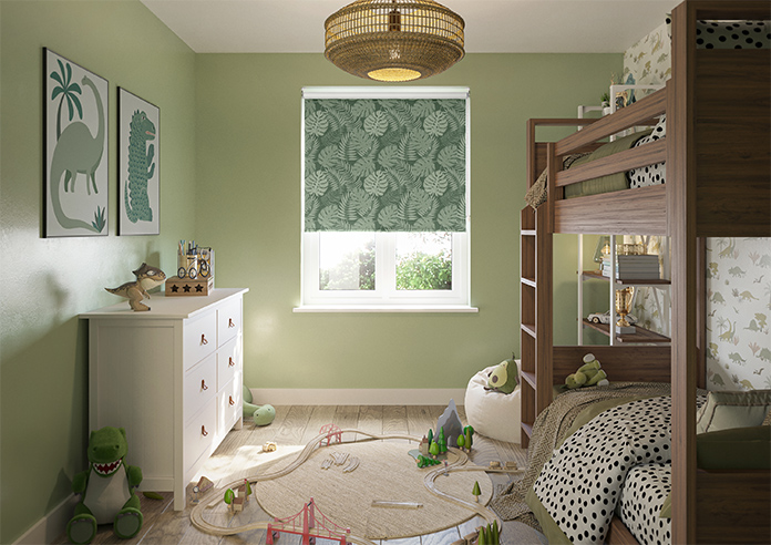 Lush Palms, Green - Twist&Fit Roller Blind - Image 8
